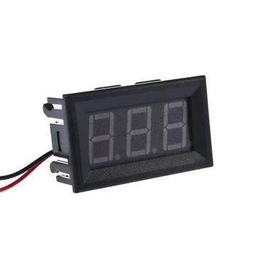 Digitális feszültségmérő piros 4-30V