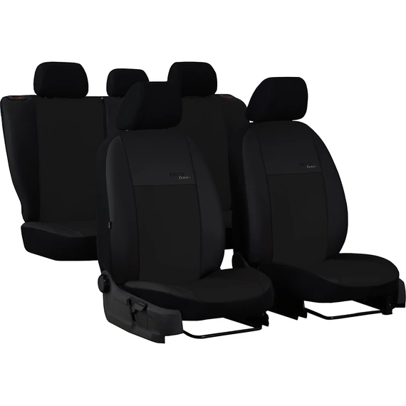 Volkswagen Tiguan II Comfort (2015-2022) Eco Line műbőr üléshuzat - fekete