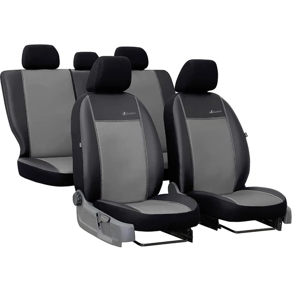 Fiat Scudo II 9 személyes (2007-2016) Exclusive műbőr üléshuzat - szürke