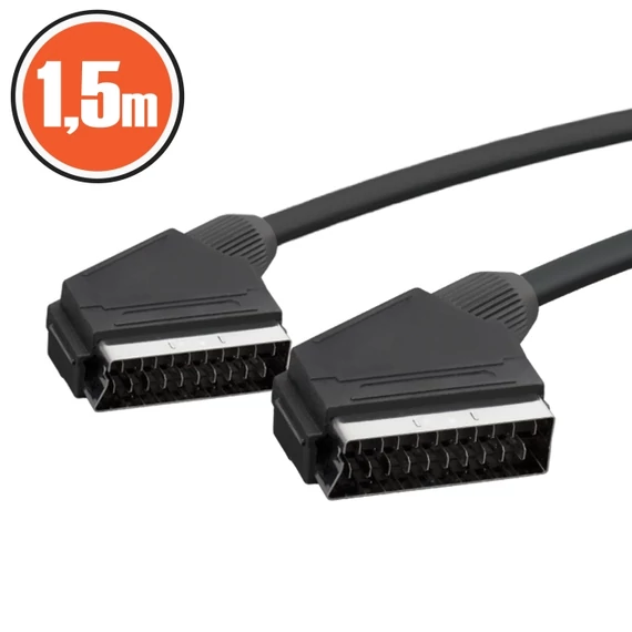 Euro-scart kábel 1.5 m