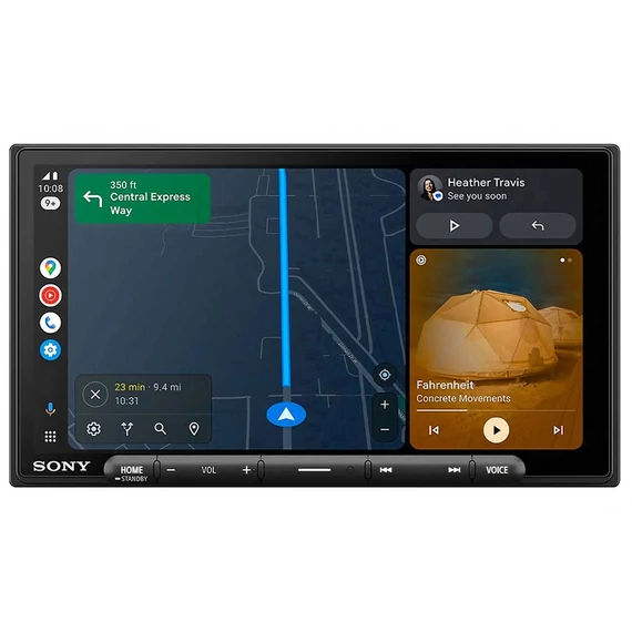 Sony XAV-AX4050 2 DIN fejegység, CarPlay, Android Auto