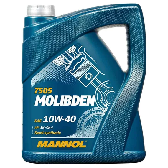 Mannol 7505 Molibden 10W-40 Motorolaj, 5L