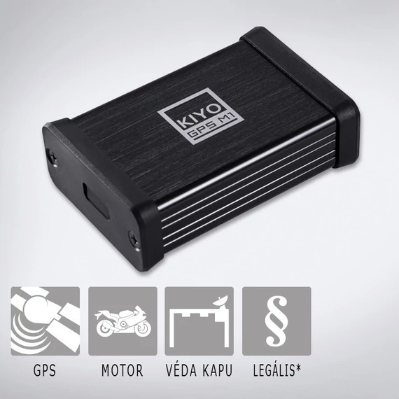 KIYO GPS M1 telepített traffipax előrejelző motorkerékpárokhoz