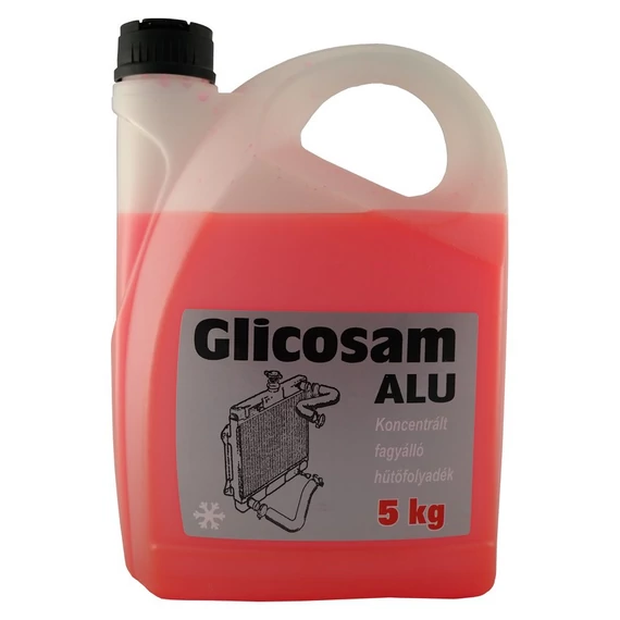 Glicosam fagyálló hűtőfolyadék koncentrátum piros -70°C 5 kg