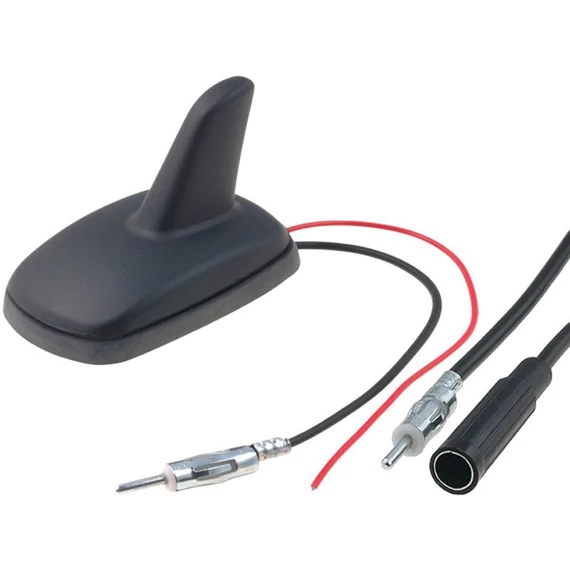 Cápauszony antenna, erősítős