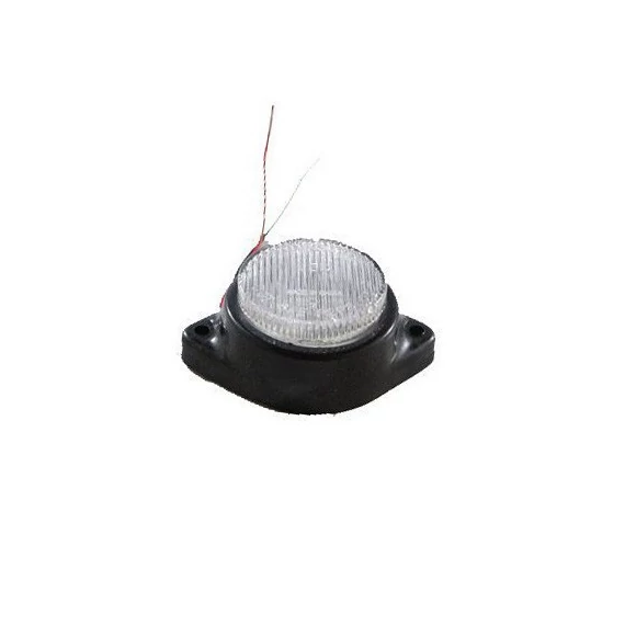 Szélességjelző / helyzetjelző kerek 24V fehér 6 LED-es