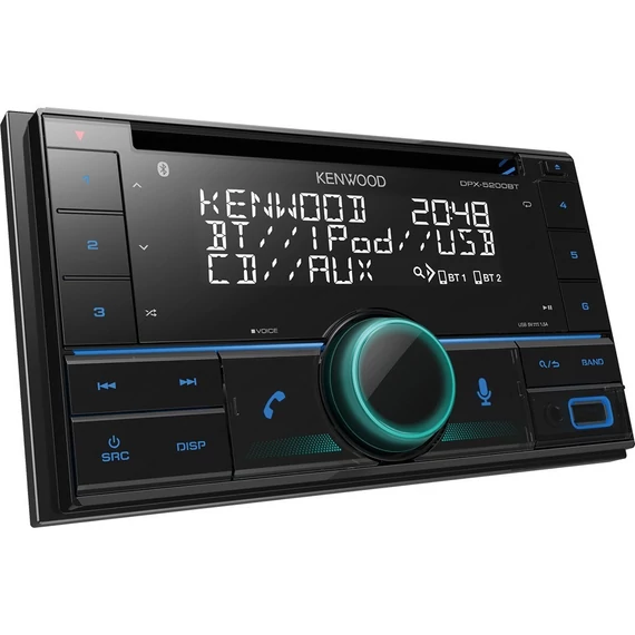 Kenwood DPX-5200BT 2DIN Autórádió Bluetooth többféle szín