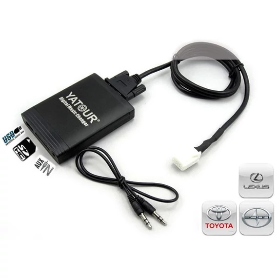 YATOUR MP3/USB/SD/AUX illesztő (Toyota, 6+6 Pin)