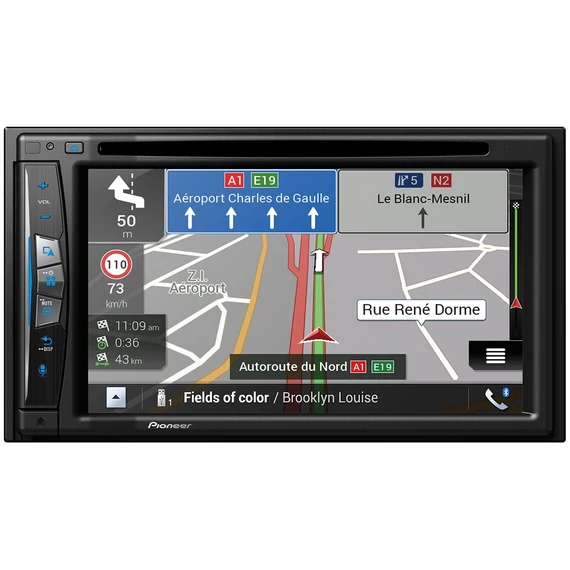 Pioneer AVIC-Z630BT 2 DIN Fejegység, Navigáció, Apple CarPlay, Wi-Fi