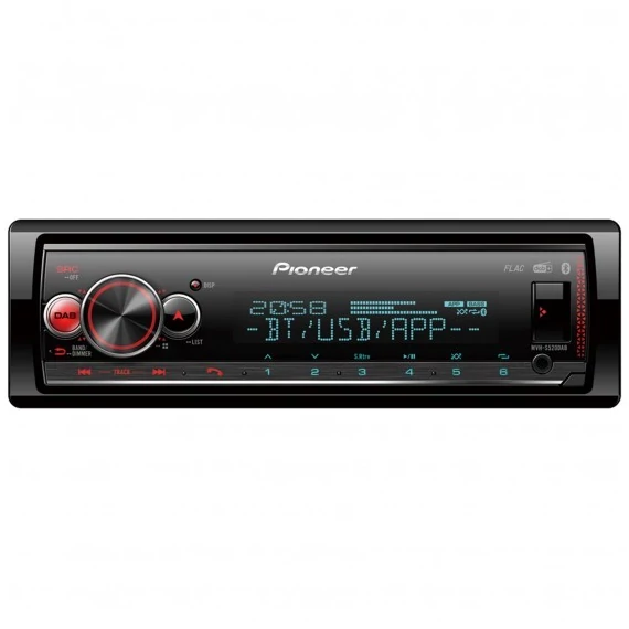 Pioneer MVH-S520DAB Bluetooth Autórádió USB DAB Tuner