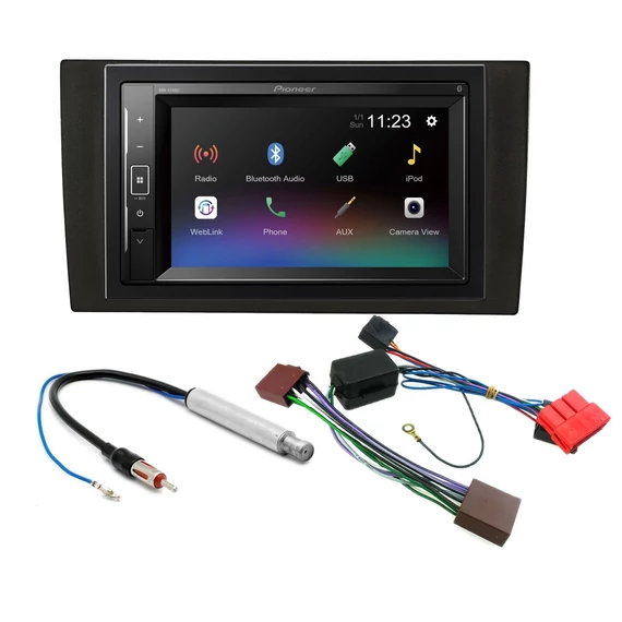 Pioneer Audi A4, B6 DMH-A240BT fejegység szett