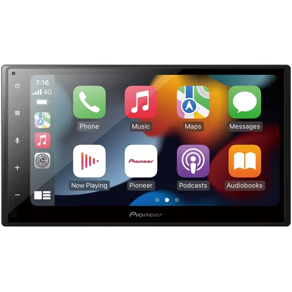 Pioneer 2 DIN Fejegység Apple CarPlay WiFi Android Auto WiFi