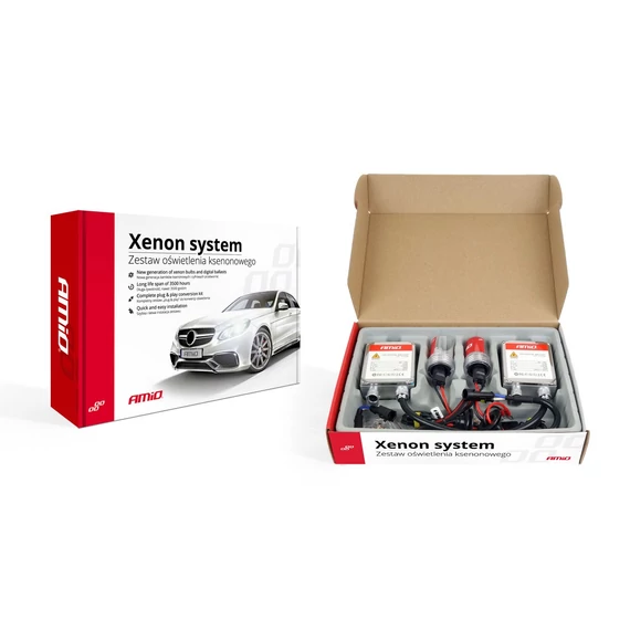 Amio D2S xenon szett normál trafóval 12V 35W 6000K