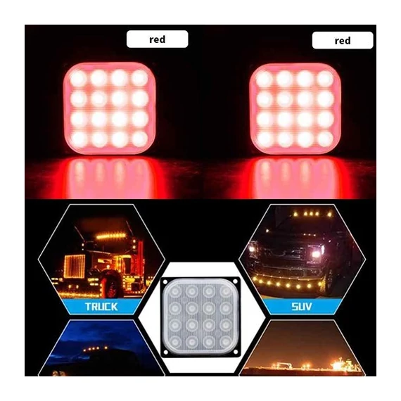 Stroboszkóp LED piros