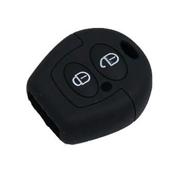Szilikon tok kulcshoz fekete (Volkswagen - Seat - Skoda)