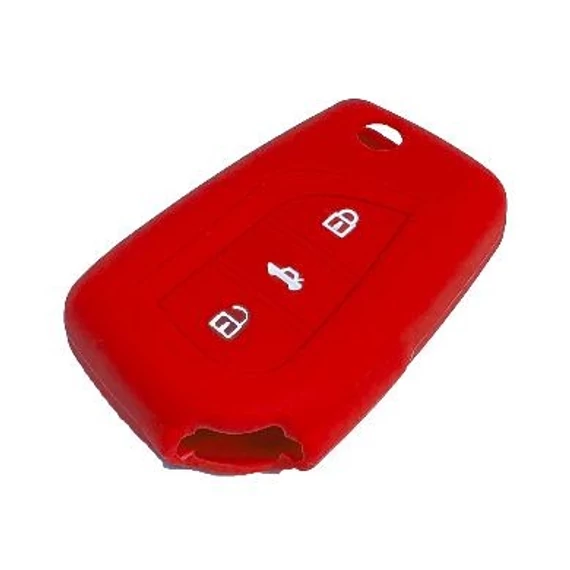 Szilikon tok kulcshoz piros (Toyota)