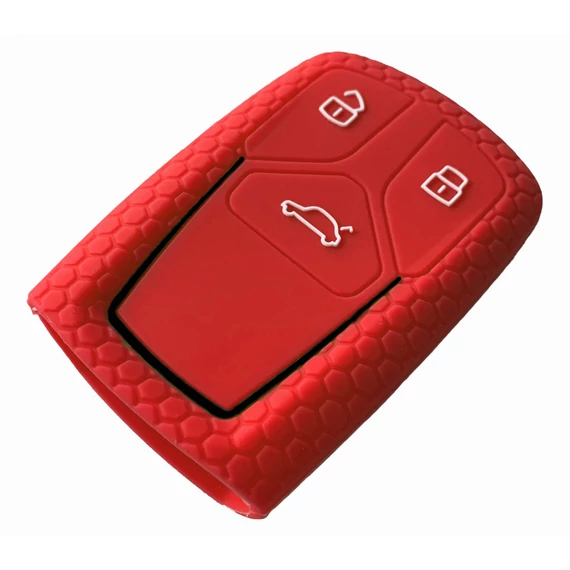 Szilikon tok kulcshoz piros (Audi)