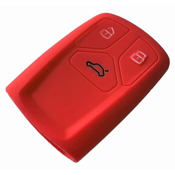Szilikon tok kulcshoz piros (Audi)