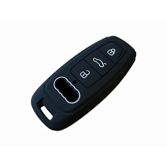 Szilikon tok kulcshoz fekete (Audi)
