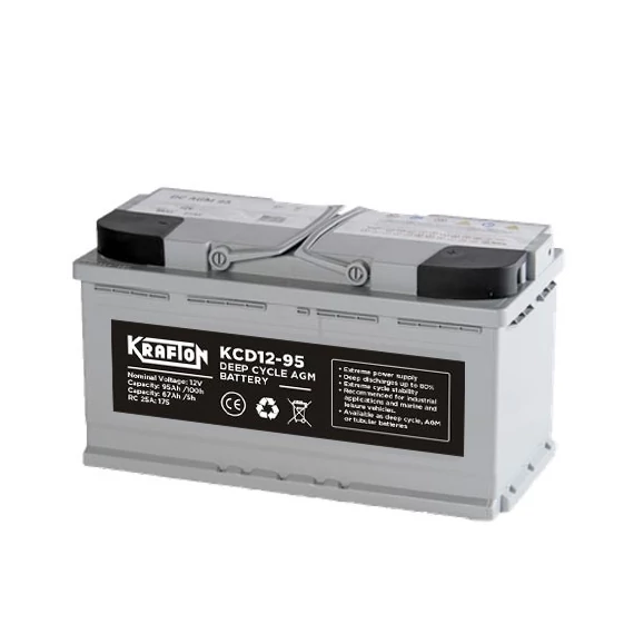 Krafton AGM DC 95 Ah ciklikus akkumulátor
