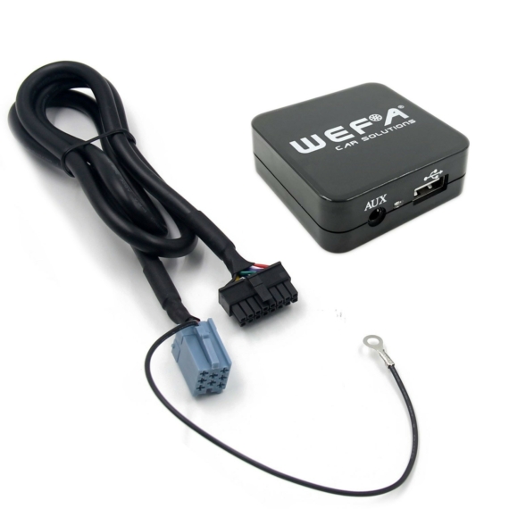 Wefa WF-605 MP3/USB/AUX illesztő (Volkswagen, Mini ISO)
