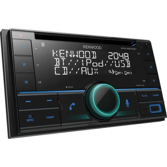 Kenwood DPX-5200BT 2DIN Autórádió Bluetooth többféle szín