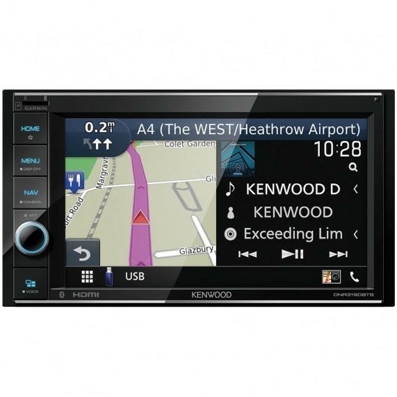 Kenwood DNR3190BTS 2 DIN Fejegység Navigáció Apple CarPlay