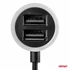 Amio autós telefontöltő micro USB + 2x USB 2,4 A