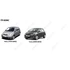Toyota Yaris Tolatókamera, HD, 170fok (1068)