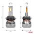 Amio LED izzó HP Series H7-6 Canbus 6500K 12/24 V