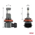 Amio LED izzó H8 H9 H11 H16 Canbus 6000K 60 W 12 V