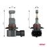 Amio LED izzó HB3 HIR1 H10 Canbus 6000K 60 W 12 V