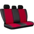 Volkswagen Tiguan I Comfort (2011-2015) Exclusive piros hasított műbőr üléshuzat